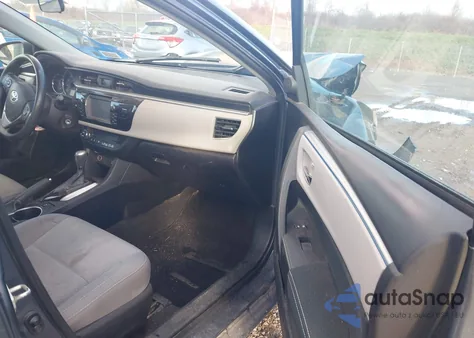 2014 Toyota Corolla Le from USA, damaged, VIN 2T1BURHE0EC136661